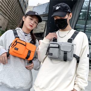 Sac à dos de course gilet support de téléphone portable et accessoires sac de poitrine léger pour la marche et le cyclisme - Product Image 4