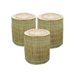 Malla de Fibra Natural de Junco para Envolver Árboles y Cubrir Macetas, en Rollo, Color Beige, Ampliamente Utilizada - Product Image 1