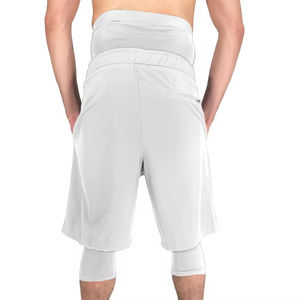 <b>Men</b> Performance Workout <b>Shorts</b> Solid 100% Cotton Breathable Elastic Waist Intense Training Street Style Cargo <b>Shorts</b> Multiple - Product Image 3