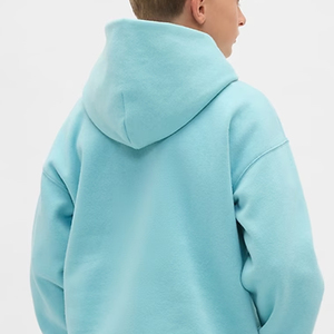 Sudadera de Color Sólido para Niños con Mangas Completas, Precio al por Mayor para Compradores al por Mayor, Diseño con Mangas Completas, Capucha y Logotipo Personalizado - Product Image 5