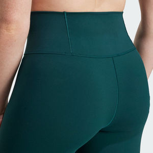 Leggings d'entraînement femmes Polyester Spandex mélange Stretch Fit Interlock tissu impression numérique motif solide OEM Bangladesh approvisionnement - Product Image 3