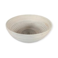 Panier à pâte en rotin indonésien de haute qualité à la main en forme de rectangle noyau naturel sans substance chimique pour la cuisson du pain