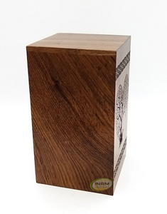 Urna Funeraria de Primera Calidad para Cenizas de Adultos, Diseño de Árbol del Corazón, Apta para Cementerio - Product Image 3