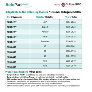 Long Bumper <b>Clip</b> for Audi and Volkswagen - Product Image 4
