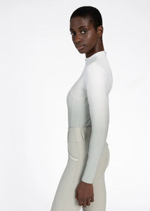 Camisa de equitación para mujer, ligera, atlética, transpirable, que absorbe la humedad, de tela elástica, para montar a caballo. - Product Image 2