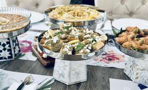 Plato para Postres de Nácar, Plato para Pastel con Incrustaciones de Hueso, Tazón para Servir Chocolate, Vajilla y Utensilios de Cocina - Product Image 2