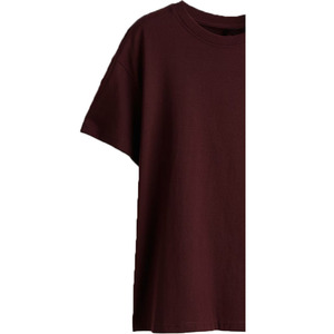 Camiseta Casual de Manga Corta para Hombre, Talla Grande, Ecológica, Transpirable, 100% Algodón Orgánico, 220g, Color Azul, Lisa - Product Image 6