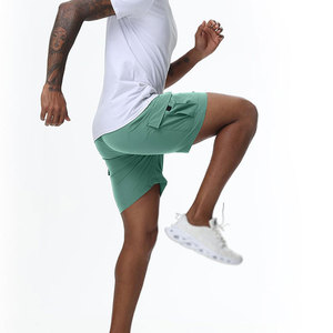 Pantalones Cortos Deportivos Transpirables de Malla, Secado Rápido, para Gimnasio, Entrenamiento Atlético, Ropa Deportiva de Verano - Product Image 3