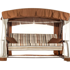 Fabricant Vente en gros Savannah C1004 Balançoire extérieure en métal pour patio 2665*1440*1860mm Meubles de jardin avec construction de qualité - Product Image 1