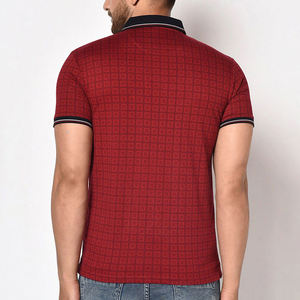 Nouveaux polos pour hommes de haute qualité 100% coton Logo personnalisé de conception dans les polos de prix de gros pour hommes - Product Image 3