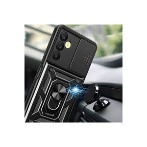 Étui de protection magnétique JoieCreatif pour appareil photo Samsung Galaxy A25, coque coulissante Vega noire en silicone - Product Image 4