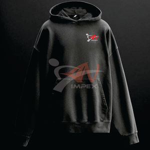 Sudadera Extra Grande de Algodón Grueso para Hombre, con Hombros Caídos, Fabricantes Personalizados, Tejido Inverso, Sudadera con Capucha de Doble Capa - Product Image 4