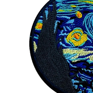 Nouvelle arrivée de badges brodés en tissu sergé personnalisé Les insignes de broderie à la machine les plus populaires en vente au Pakistan - Product Image 4