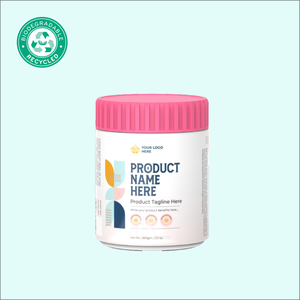 Pot en plastique HDPE 250ml personnalisé de haute qualité, écologique et durable, fabriqué au Vietnam par le fabricant M0296 - Product Image 2