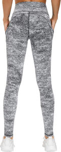 Novedad de 2025, mallas de gimnasio para mujer, pantalones de Yoga de cintura alta con estampado de logotipo personalizado, ropa de entrenamiento sin costuras, Fabricante Mayorista - Product Image 5