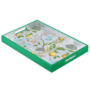 Rustic Vietnam <b>Lacquerware</b> Folk Art Tray Eco-Friendly VietnamCrafts Handicraft for Resort and Villa Decoration OEM Manufacturer - Product Image 1
