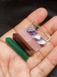 Varita de lápiz de piedras preciosas naturales Aqua de alta calidad de proveedor indio para la fabricación de joyas - Product Image 4