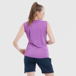 เสื้อกล้ามผ้าถักสีม่วง - Product Image 2