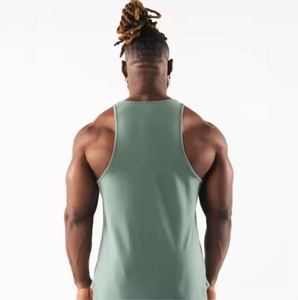 Débardeur durable en coton renforcé pour hommes, coupe en vrac du fabricant OEM - Product Image 4