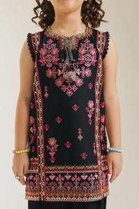 Vestido túnica bordado oriental para niñas Ropa de manga larga Grupo de edad para niños - Product Image 2