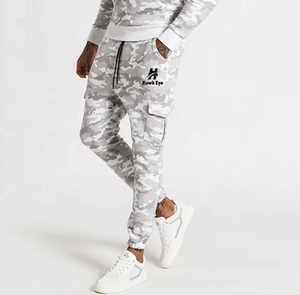 Custom Camo Print Men's Tech Fleece Chándal Nueva llegada Logo Sudaderas con capucha con cremallera Active Bottoms para correr - Product Image 4