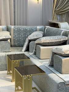 Sofá estilo Majlis árabe, diseño clásico, elegante conjunto para sala de estar, asientos de esquina de lujo, diseño que ahorra espacio - Product Image 4