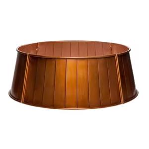 Métal galvanisé Fait à la main Écologique Haute Qualité Père Noël sur traîneau Collier de sapin de Noël Accessoire décoratif pour support d'arbre - Product Image 2