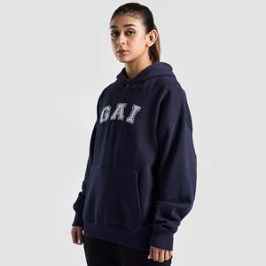 GA-I Essence Navy Oversized Hoodie with Breathable Hood for Autumn Season - Product Image 3