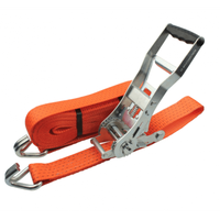Sangle à cliquet Europarts ERGO J-Hook de 9 mètres en ABS avec sangle en polyester et résistance à la rupture de 7500 kg