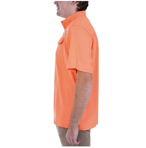 Comprar al por mayor de poliéster transpirable de peso pesado de manga corta con múltiples bolsillos ropa de pesca superior para los hombres - Product Image 3