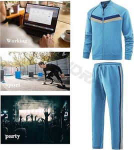 Trajes de chándal de poliéster y algodón 2022 para hombre, doble deslizador, Panel Reversible, trabajo, OEM, conjunto de dos piezas, ajuste holgado, ecológico, de talla grande - Product Image 5