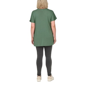 T-shirt d'été pour femme en coton 100% de qualité supérieure, confortable, à manches courtes, décontracté, imprimé, respirant, brodé - Product Image 4