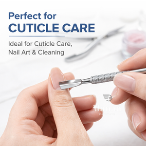 Empujador de Cutículas Profesional de Doble Punta de Acero Inoxidable, Antideslizante y Resistente al Óxido, para Manicura, Pedicura y Salón de Uñas - Product Image 5