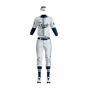 Dernière conception d'uniforme de baseball pour adultes, vêtements d'entraînement confortables de grande taille à faible quantité minimale de commande, marque privée personnalisée - Product Image 1