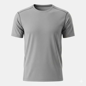 T-shirt pour homme à col rond, tissu léger à séchage rapide, manches courtes, vêtements de sport, vêtements actifs pour homme, confortable, logo personnalisé, haute qualité - Product Image 5