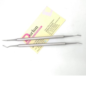 Elevador de corrección de uñas encarnadas multifunción de acero inoxidable sostenible de doble extremo herramienta de instalación de limpieza de archivos - Product Image 1