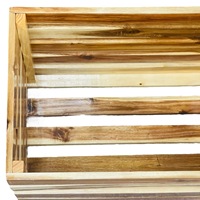 Meilleures ventes de boîtes de caisse en bois conformes à l'euro caisses de fruits en bois bon marché à vendre caisse de stockage et d'exportation fumigée Oem