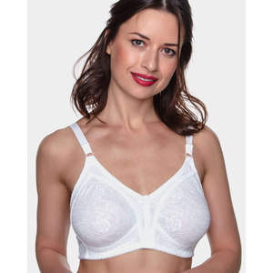 Sujetador minimizador de encaje 360 para mujer, sin aros, ajuste cómodo, copa completa con cierre de ganchos ajustables, diseño transpirable, fino y sin costuras - Product Image 1