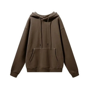 Sweat à capuche unisexe élégant pour l'hiver, nouveau design personnalisé, lourd, en sherpa, chaud, avec poche brodée, col à capuche, coupe ample, pour homme - Product Image 4