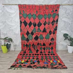 Tapis marocains authentiques faits à la main en laine, motifs berbères traditionnels, styles vintage et modernes pour la décoration intérieure - Product Image 1