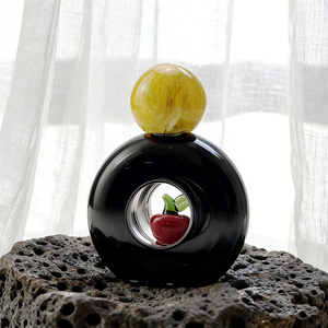 Oferta Especial: Envase de Perfume de Vidrio Creativo en Forma de Donut, Contenedor Cosmético Vacío con Decoración 3D Hecha a Mano, Directo de Fábrica - Product Image 4