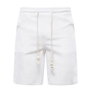 กางเกงขาสั้นผู้ชายแบบลำลองใหม่กางเกงห้าส่วนผ้าคอตตอนใส่สบายกางเกงผู้ชายกางเกงยาวปานกลางเดินชายหาดสำหรับฤดูร้อน - Product Image 5