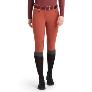 Leggings équestres pantalon femme taille moyenne anti-dérapant Silicone Jodhpurs équitation compétition culotte - Product Image 1