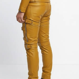 ชุดแข่งรถมอเตอร์ไซค์หนังแท้สำหรับผู้ชาย พร้อมหัวเข็มขัด ดีไซน์สปอร์ต สำหรับขับขี่บนถนนและสนามแข่ง น้ำหนักเบา ทนทาน สวมใส่สบาย - Product Image 2