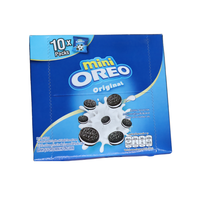 Mini biscuits Oreo en gros, sachets de 20,4 g, saveur vanille/chocolat, chocolat semi-doux, bon prix, 211A010 211A011, goût sucré, biscuit