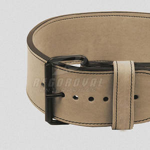 Fitness y Muscle Building Single Prong Leather Power Belt para entrenamiento de fuerza Cinturón hecho en fábrica - Product Image 4