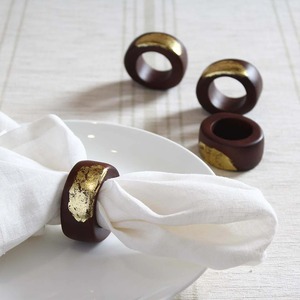 Offre Spéciale ronds de serviette meilleure utilisation pour la table à manger Table de mariage fête etc. motifs à thème rond porte-serviettes de finition royale - Product Image 2