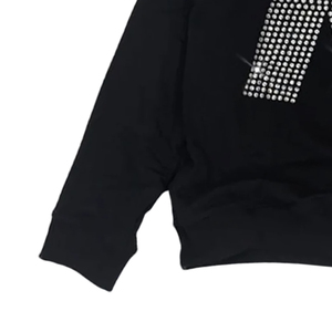 Sweat à capuche personnalisé surdimensionné en strass Pull streetwear lourd pour hommes Fabricant OEM/ODM Sweat à capuche complet en strass - Product Image 6