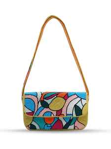 Bolso de Mano Floral de Magnolia con Cuentas de Vidrio, Hecho a Mano, Color y Forma Personalizables, Bolso de Hombro Primavera/Verano - Product Image 5