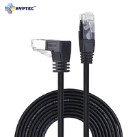 Câble Ethernet industriel GigE (CAT 6), connecteurs RJ-45, angle droit, direction vers le haut, durable et fiable